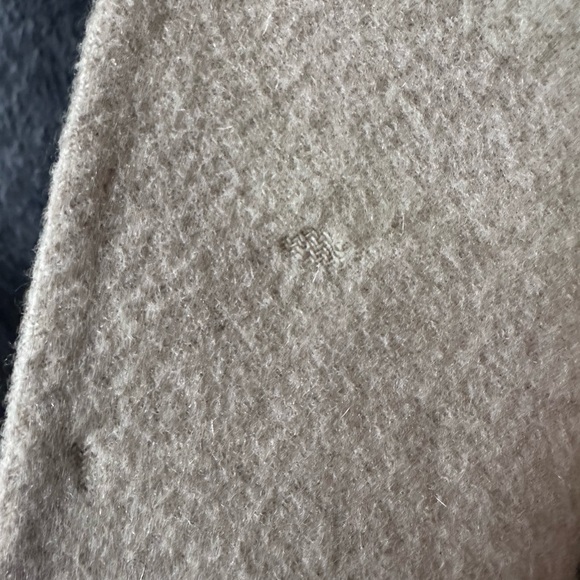 Talbots Petite 2X Gray Wool Blend Open Front Waterfall Collar Jacket - Picture 13 of 13